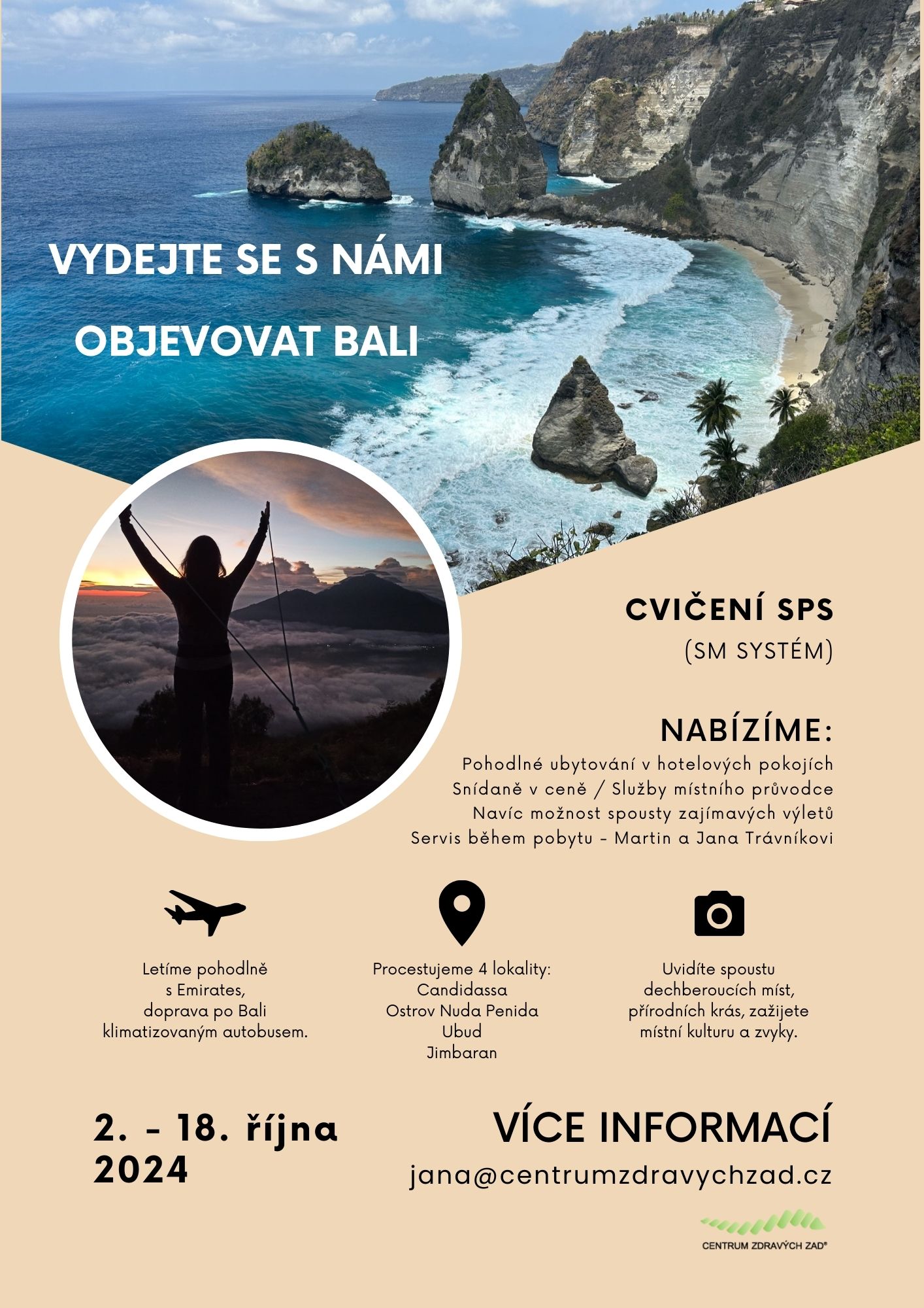 Cvičení na Bali 2024